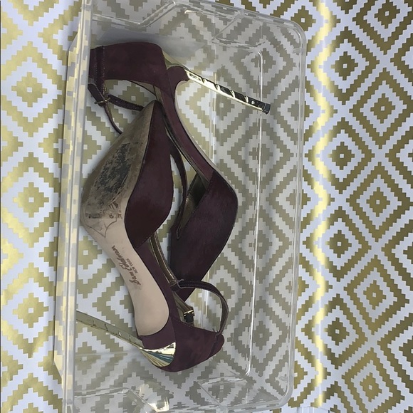 Women’s deep plum Sam Edelman heels - Picture 13 of 13